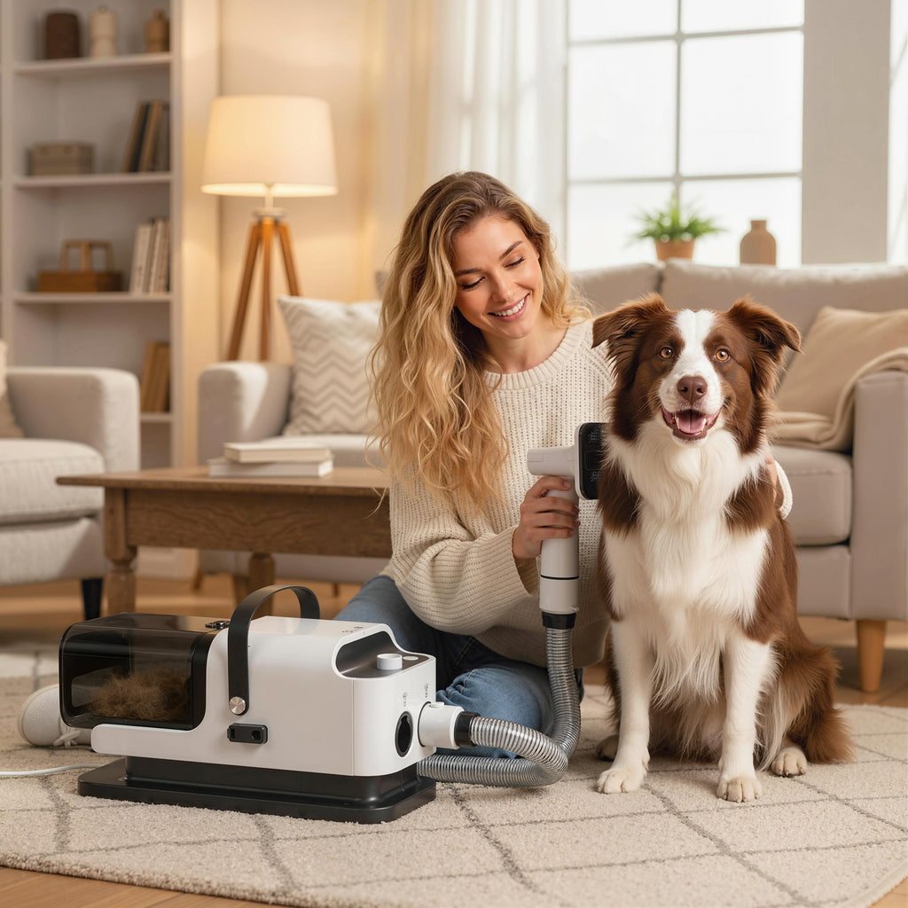 PawHut 5-in-1 Grooming Station | Vacuum, Dryer & Clipper